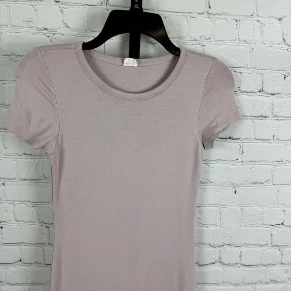 Aritzia Wilfred Free Light Purple Bodycon T-Shirt Dress Size Small - Picture 2 of 6